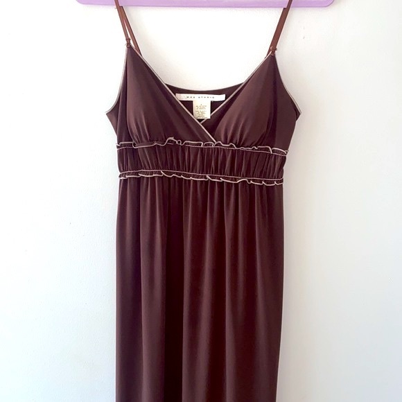 Max Studio Maxi Dress in Mocha, size M, nice cond. - Picture 7 of 10